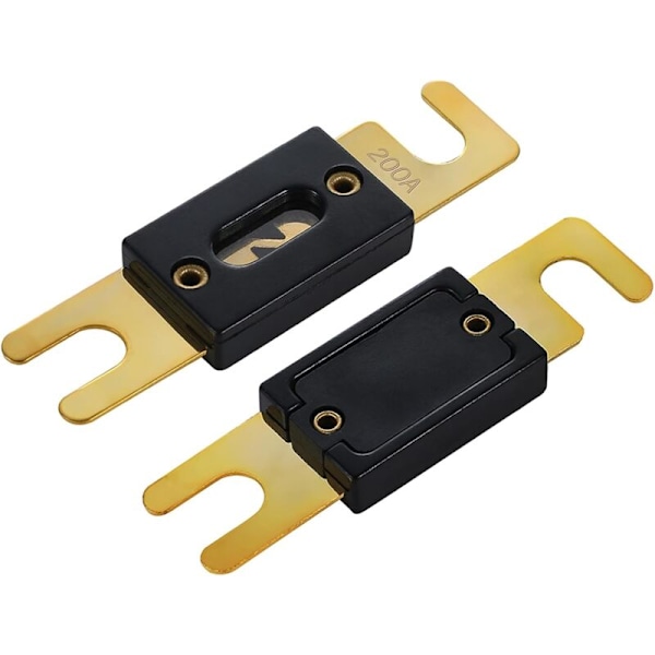 ANL Sulake 200A 32V ANL-200A Auton Sulakkeet Litteät Sulakkeet 200 Amp 32VDC Auton Audio Suojaukseen (3 kpl/pakkaus)