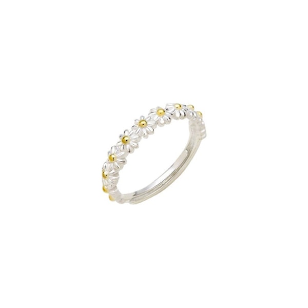 Justerbar ring med blomsterdaisy