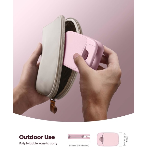 Pink-(110*80*28MM) Justerbar Telefonholder, Telefon Dock - Foldbar Stativ Dock til iPhone 14 Pro Max Plus, 13/12/11 Pro Max Mini, XS Max XR X 8 7 6S, Sa