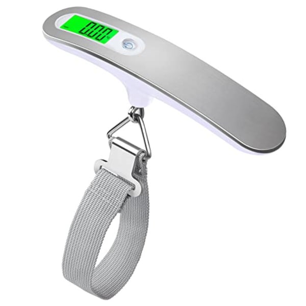 Luggage Scale Electronic Suitcase Portable Scale Max 50Kg/110Lb(LB,g,Oz,kg) Tare Function Locking Weight Battery Included for Travel/Post/Shopping