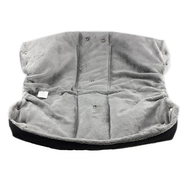 Fleece barnevognhansker, vinter frostsikre hansker for barnevogner, joggevogner, vanntette og varme gaver til foreldre og omsorgspersoner (svart)