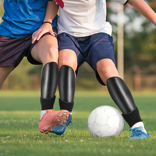 Fotball leggbeskyttere, benbeskyttere for barn med ankelbeskyttelse