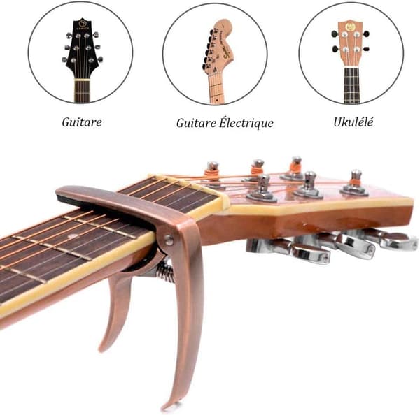 Universal gitarlegering for folkegitar, elektrisk og akustisk gitar