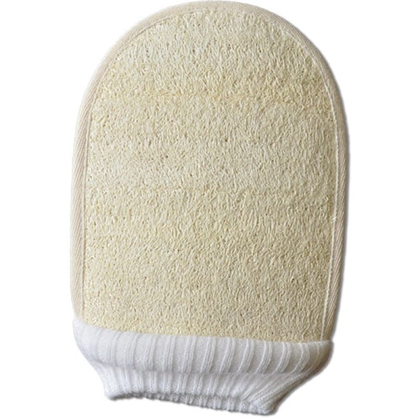 Premium Exfoliating Loofah Body Scrub - Large Size Double Sided Exfoliating Loofah Sponge Mitt - Natural Organic Loofah for Women and Men - Deep Exfo