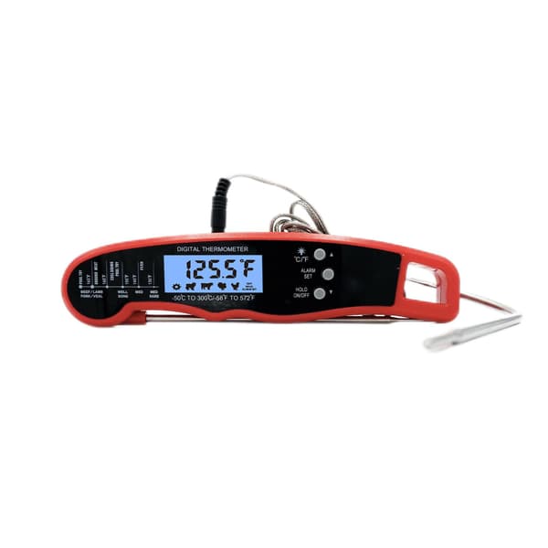 Dobbel probe grilltermometer Foldable mattermometer Kjøttkokingsalternativer