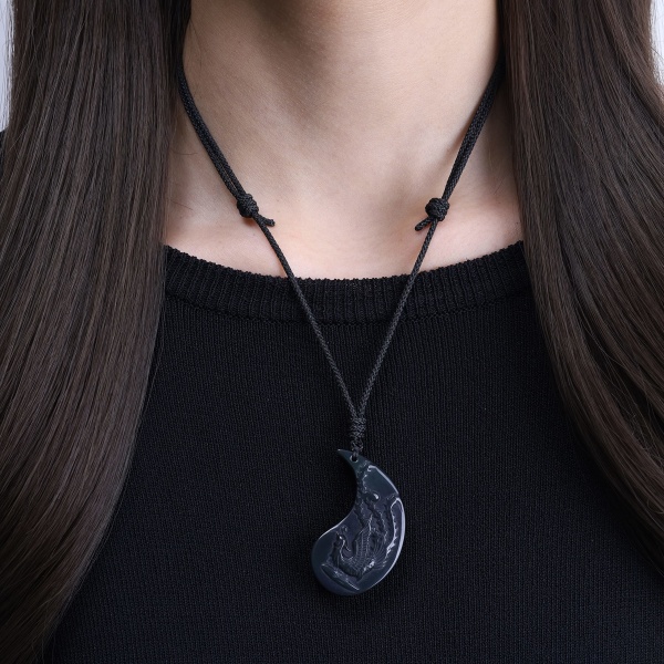 Draagoon fi Phoenix Yin Yang Hiriyoonni Gaa'elaa Pendant Necklace