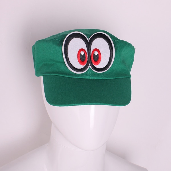 Grøn kasket til voksne (kvinder og mænd) karnevalskostume hue hat m