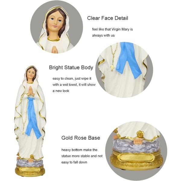 Jomfru Maria Statue Hage Utendørs