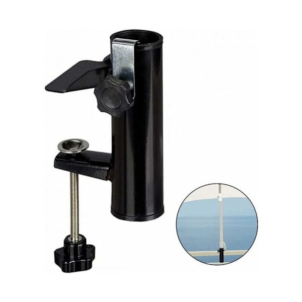 Balkongräcke Balkong Balkong Balkong Balkong Bord Bordhållare tillbehör för balkong, terrass eller bordsbalkongparasoller med mast upp till Ø
