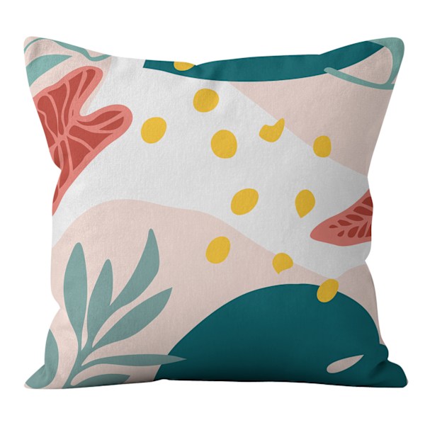 Set med 4 kuddfodral, kuddfodral 45x45cm kuddfodral dekorativa soffkuddfodral för sovrum, soffa, stol, säng, trädgård(växter)