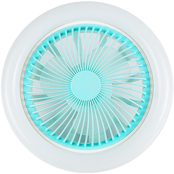 Dobbel taklampe E27 med lampehode og 3 justerbare 3-trinns vifter for barnerom