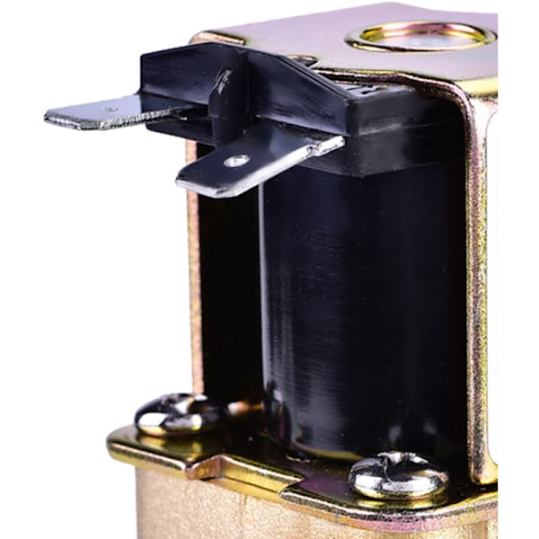 Sähkömagneettinen solenoidiventtiili, normaalisti suljettu, 3/4\", DC 24V messinkiä veden ohjaukseen