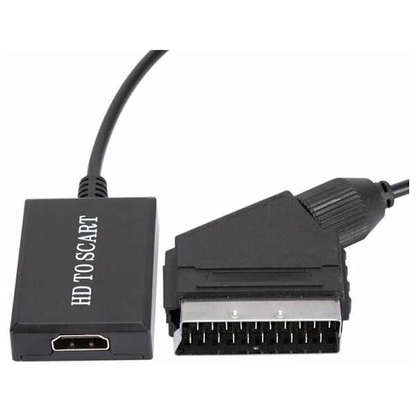 HDMI-omvandlare till SCART-adapter HD 1080p HD-video för HDMI till Steel Sky Box Stb