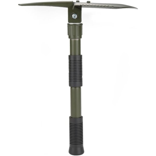 Multifunktionell camping spade, i hög militär kvalitet stål hopfällbar spade med transportväska för utomhus camping överlevnad