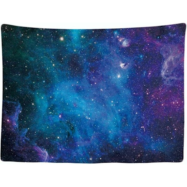 200 x 150 cm Dekorativt vægtæppe Soveværelse - Natur Galakse Univers Planeter Solsystem - Stof Tapet - Æstetisk Vægtæppe - Panorama