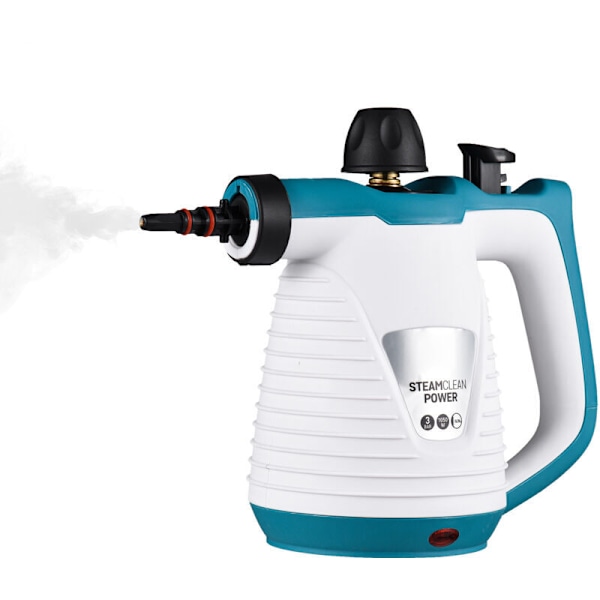1050W Multifunksjonell Håndholdt Damprenser, Høy Temperatur og Høyt Trykk (med 9 Tilbehør), for Kjøkken, Sofa, Bad, Bilvindu