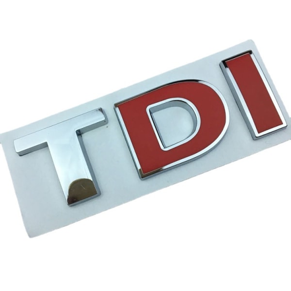 Lämplig för Volkswagen modifierade metallbil klistermärken TDI bil logotyp 3 styles