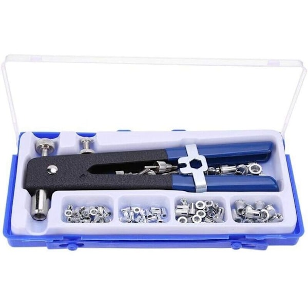 86 st Mutterdragare Nitpistol Gänginsats Nitverktyg Professionell Nitverktyg M3 M4 M5 M6 M8 Pop Nitpistol Kit Nitverktyg