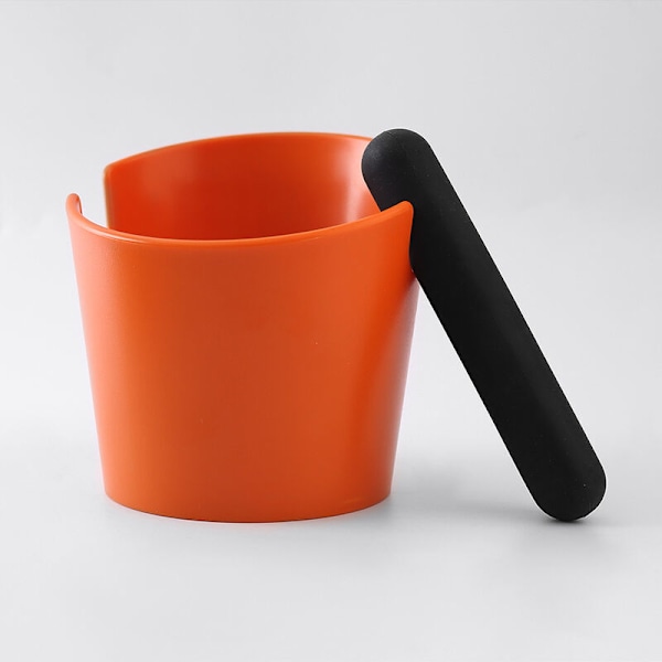 1 stk kaffegrutboks, espresso kaffefelle i plast med avtakbar stripet stang og sklisikker base, kaffemaskintilbehør