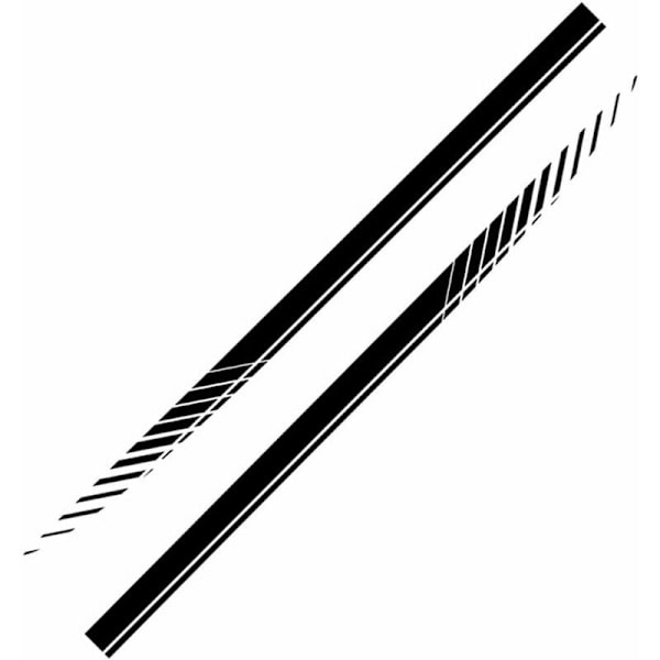 Stick - seisovat vartalotarrat, yleismallin auton sivutarrat urheilullisilla vedoilla, itseliimautuvat oven sivulle, musta 190cm