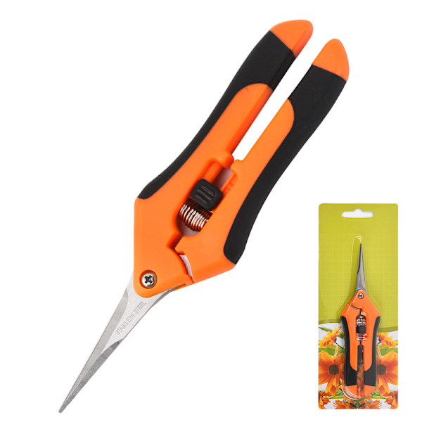 Orange Farve-Have Beskæringssaks, Have Beskæringssaks, Professionel Have Saks, Høj Punkt Præcision Beskæringssaks, Rustfrit Stål Str
