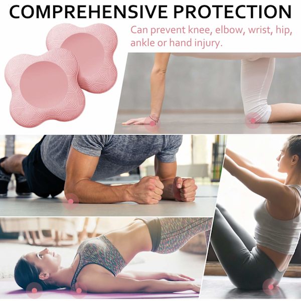 Pilates yogamåtte, let og skridsikker