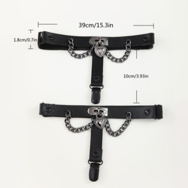 Dame benring strømpebånd body chain talje bælte kæde overalls kæde bælte bælte suspender linning