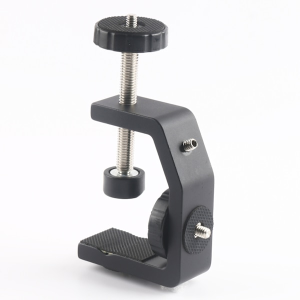 1/4 skruvkamerafäste justerbar aluminiumlegering kamerahållare maximal belastning 3 kg för kamera blixt skärm monitor skrivbord