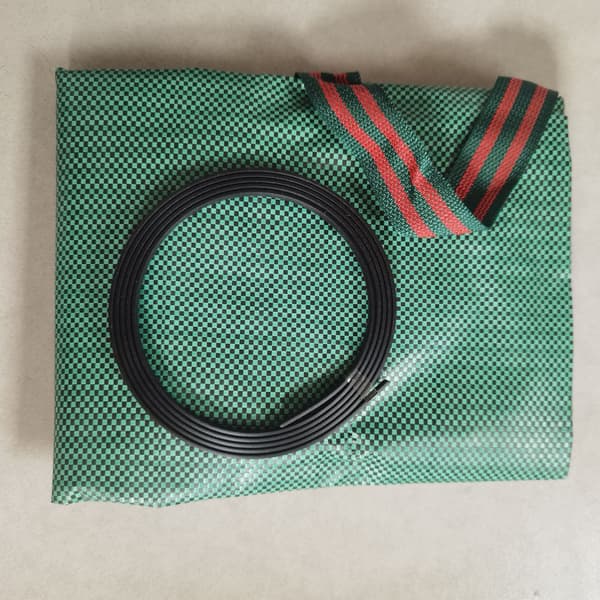 2x Trädgårdssäckar 280L 50kg Avfallssäck med 3 handtag PVC båge Löv trädgårdsavfall grenar 2x Trädgårdsavfallssäck