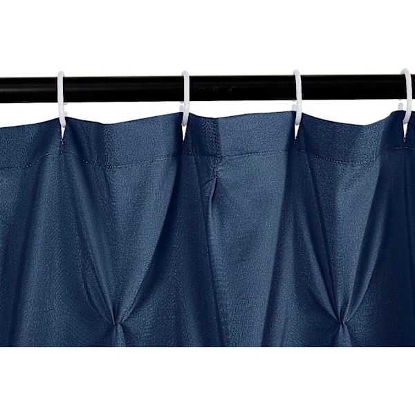 Mörkblå - 183x183cm - Våffelvävd Duschdraperi, Polyester