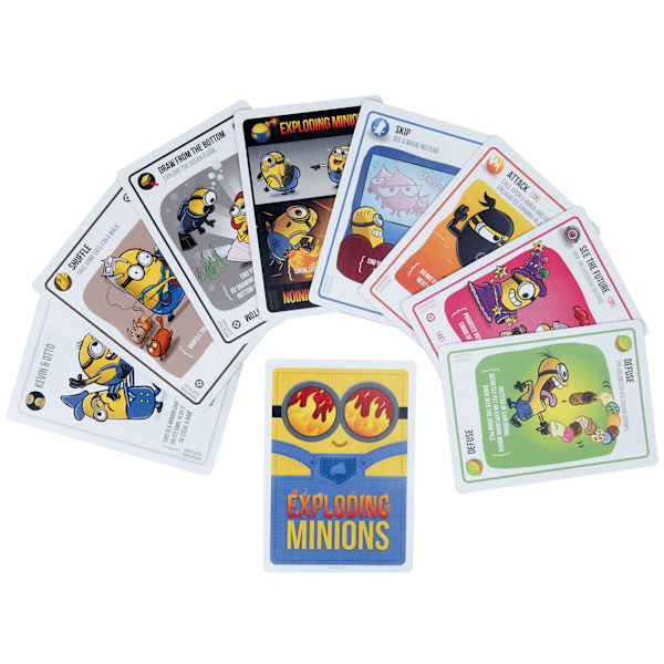 Eksploderende Minions Partyspil af Exploding Kittens - Et hylende morsomt kortspil for hele familien