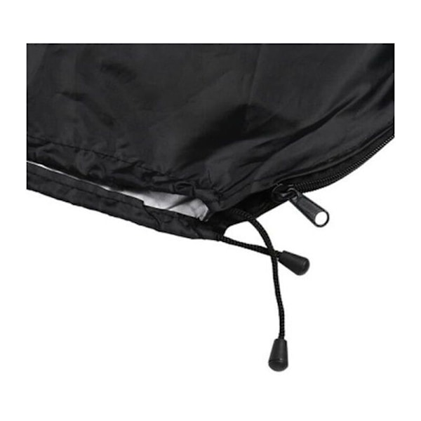 Svart parasolltrekk 265x50x70x40cm Vanntett Polyester Oxford 210D