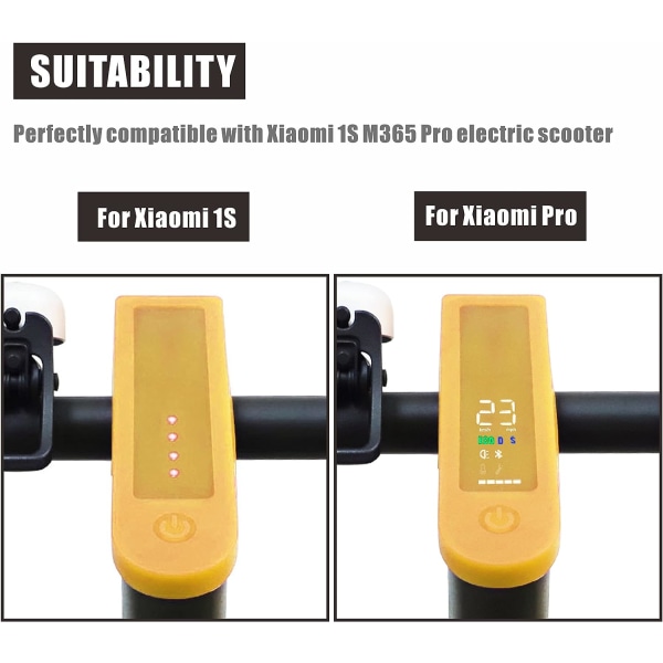 (Gul) Ersättning för Xiaomi M365 Pro Waterproof Cover Case Dis