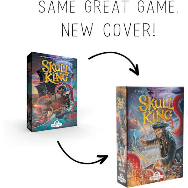 Bestefar Baker's spill Skeleton King The Ultimate Pirate Trick Game 2-8 spillere 8+