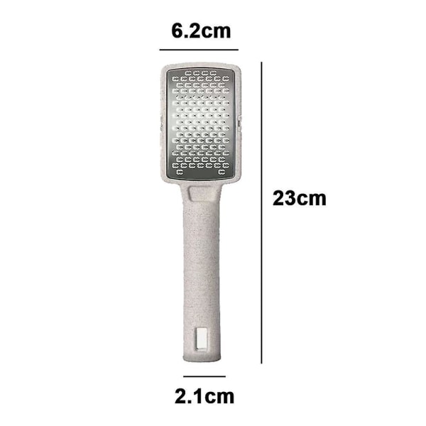 Stainless Steel Foot File Callus Remover With Handle  Dead Skin Container - Foot Scraper For Calluses