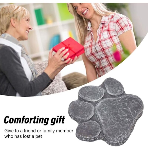 Mindesten for trykning, smuk beroligende gravsten til hunde, hundeskrift, hundebestandig over for holdbart vejr til haven (R
