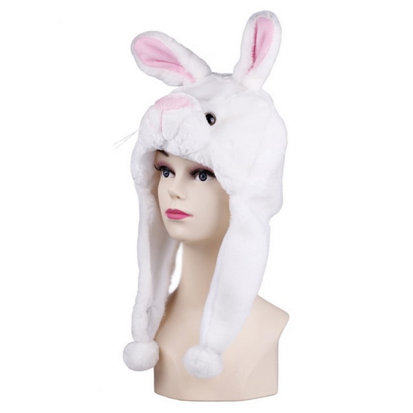 Plush Dyrehatt for Barn og Voksne Tegneseriehatt Barnehage Foreldre-Barn Rekvisitter Hatt Hodeplagg