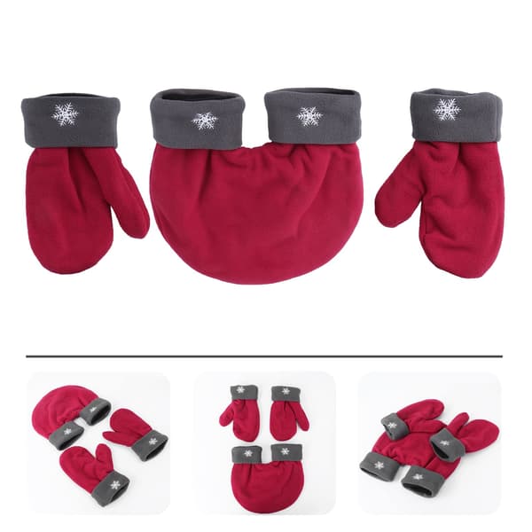 Handskar för par, vintertjockade varma handskar för par, julklappar för par, vantar 3 stycken