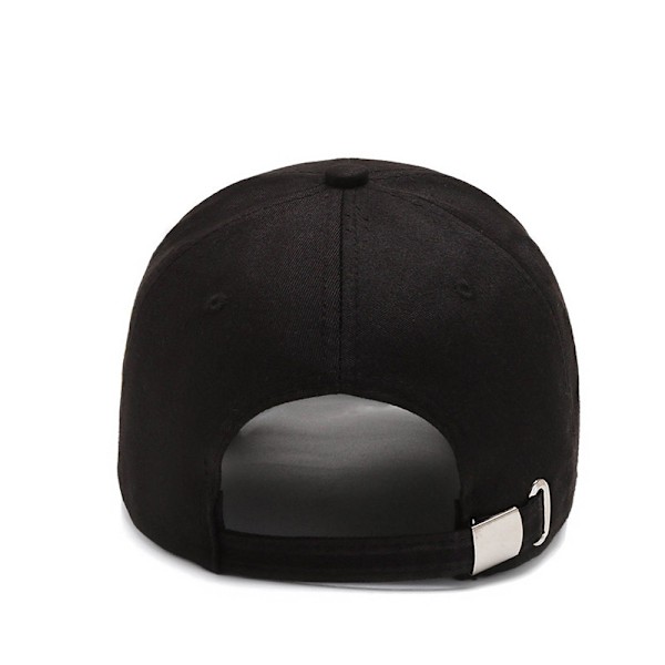 Sort Gul Broderi-Justerbar Baseball Cap Golf Hat Motorcykel Trucker Cap Strapback Cap til Mænd og Kvinder