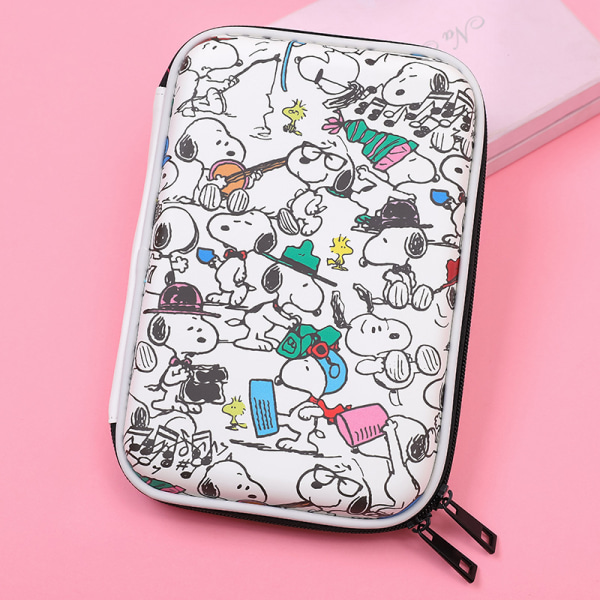 Snoopy Case Poikien söpöt koulutarvikkeet Viileä säilytyslaukkukynä
