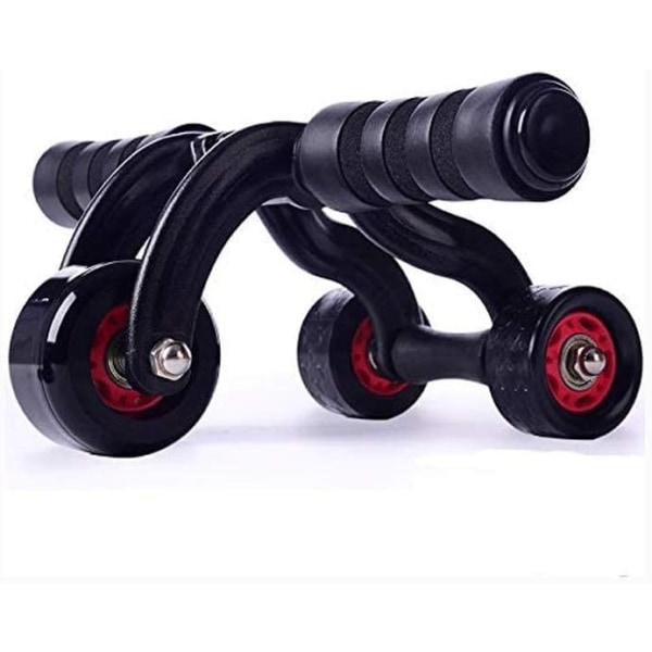 3 hjul Ab Triangulär Roller Abdominal Tung Utrustning Fitness C