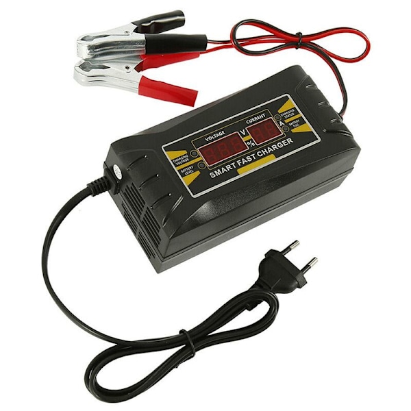 Passer til SON1206D batterioplader med bilkabel, smart batterioplader, hurtig remvisning (12v6a)