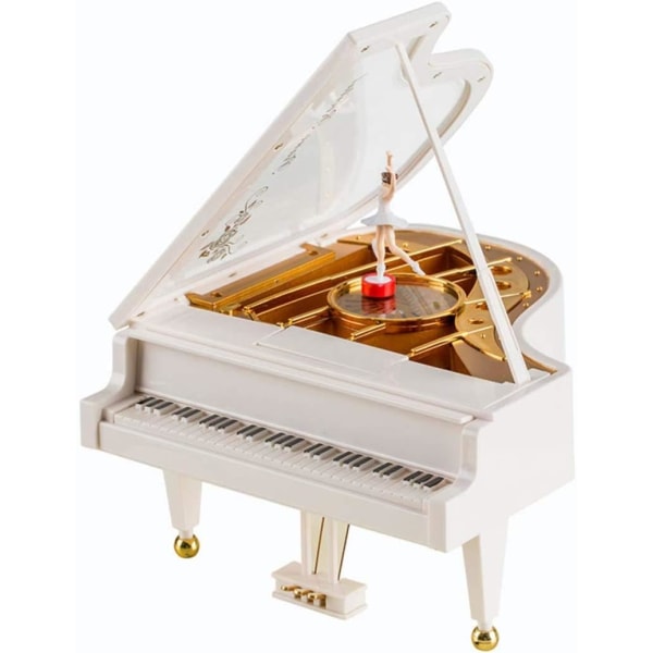 Danser Piano Music Box, Ballerina Musical Auto Mechanical Piano B