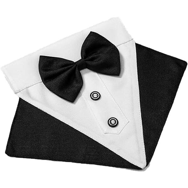 Formel hund smoking slips (M-sort), hund bryllup slips slips, justerbar hund halsbånd med butterfly, lille til mellemstore hund kæledyr slips