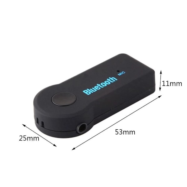 Car BT Bluetooth-modtager - håndfri opkald under opladning og lytning til 3,5 mm lyd Bluetooth-modtager
