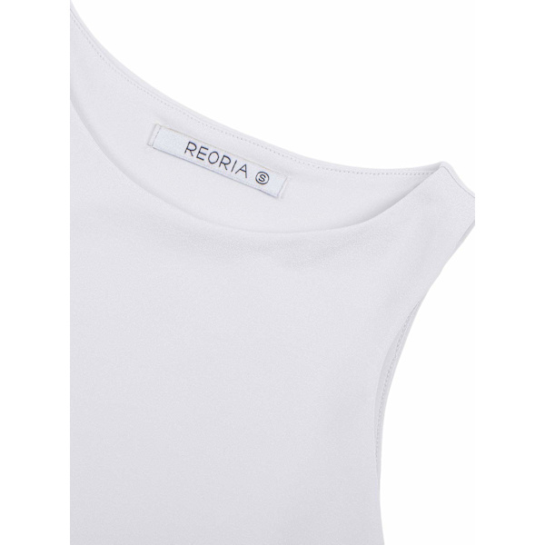 Naisten seksikkäät hihattomat racerback-toppihalterneck-crop-topit (L)