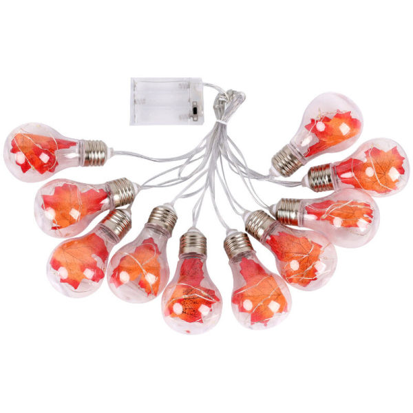 Maple Leaf Bulb String Lights Thanksgiving dekoration LED String Lights Holiday Jul String Lights
