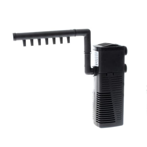 Akvariefilterpump med aktivt kol 600 l/h