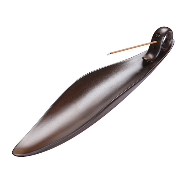 3-huls røgelsespindeholder, keramisk askebeholder, meditationsrum, yoga, hjem, kontor (kaffe) (1)