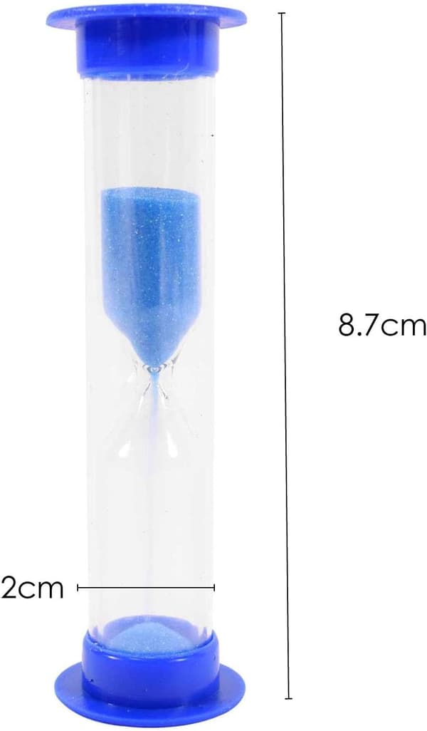 TRIXES 2 minuter / 120 sekunder sandtimer, äggtimer, tandborste timer barn